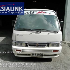 2015 NISSAN URVAN MANUAL VAN DIESEL (ASIALINK)