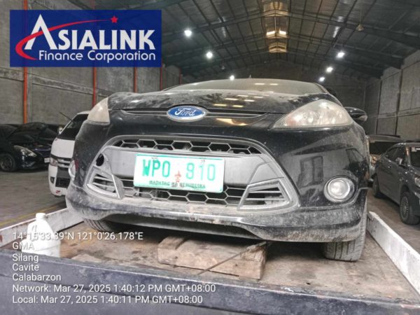 2013 FORD FIESTA 1.6L 5DR TOWED/DEFECTIVE ECU (ASIALINK)