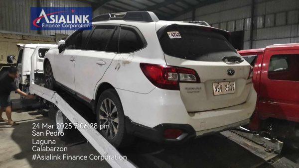 2016 SUBARU OUTBACK 2.5S MATIC TOWED/NO KEY (ASIALINK) - Image 2