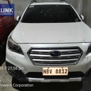 2016 SUBARU OUTBACK 2.5S MATIC TOWED/NO KEY (ASIALINK)