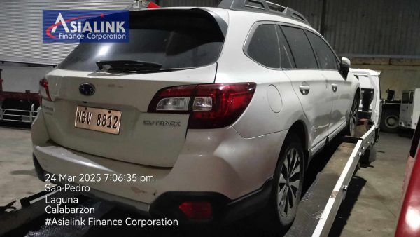 2016 SUBARU OUTBACK 2.5S MATIC TOWED/NO KEY (ASIALINK) - Image 3