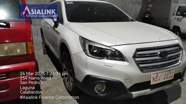 2016 SUBARU OUTBACK 2.5S MATIC TOWED/NO KEY (ASIALINK) - Image 6