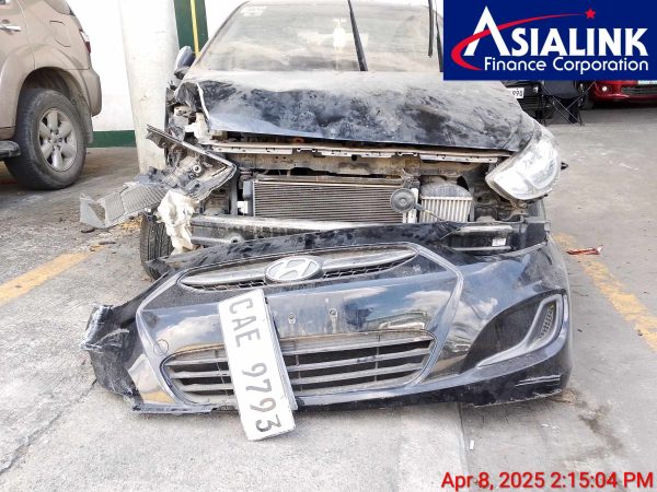 2017 HYUNDAI ACCENT 1.6 GL 6 TOWED/NOT RUNNING (ASIALINK)