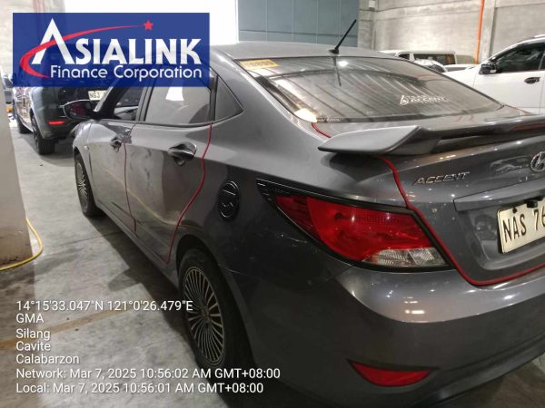 2017 HYUNDAI ACCENT CRDI DIESEL TOWED/DEFECTIVE TRANSMISSION (ASIALINK) - Image 2