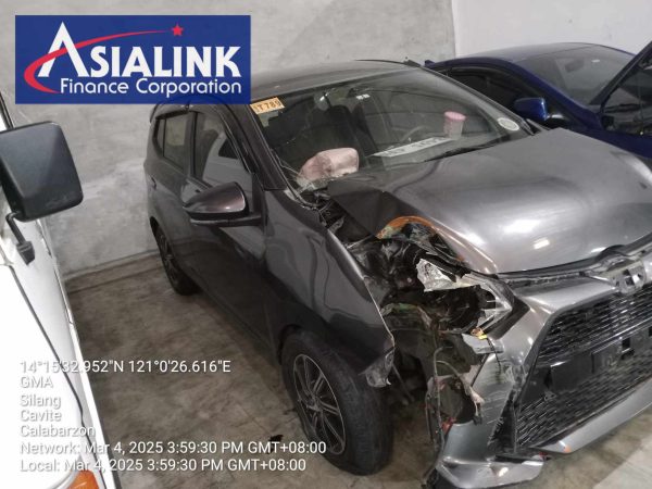 2022 TOYOTA WIGO 1.0G HATCHBACK TOWED/NOT RUNNING/WITH HISTORY OF ACCIDENT (ASIALINK) - Image 2