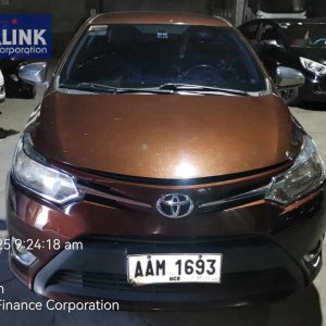 2014 TOYOTA VIOS 1.3E SEDAN AT GAS TOWED/NO KEY (ASIALINK)
