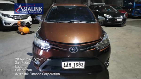 2014 TOYOTA VIOS 1.3E SEDAN AT GAS TOWED/NO KEY (ASIALINK)