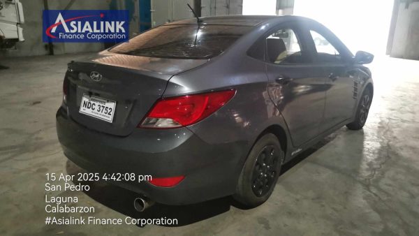2016 HYUNDAI ACCENT 1.4 GL 6 TOWED (ASIALINK) - Image 3