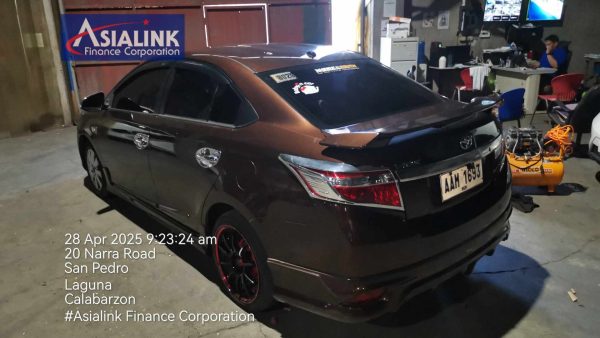 2014 TOYOTA VIOS 1.3E SEDAN AT GAS TOWED/NO KEY (ASIALINK) - Image 3