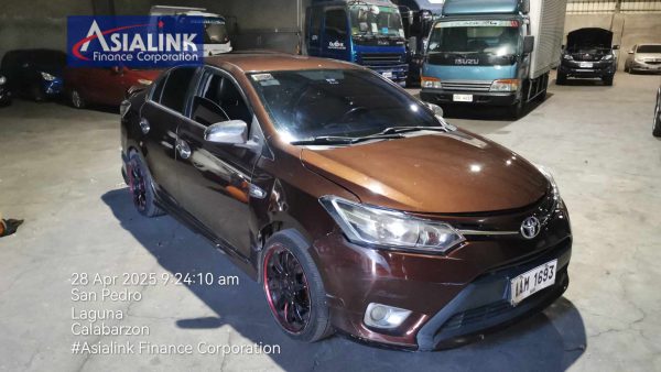2014 TOYOTA VIOS 1.3E SEDAN AT GAS TOWED/NO KEY (ASIALINK) - Image 7