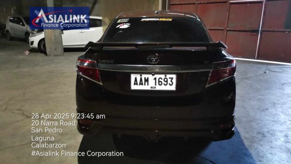 2014 TOYOTA VIOS 1.3E SEDAN AT GAS TOWED/NO KEY (ASIALINK) - Image 5