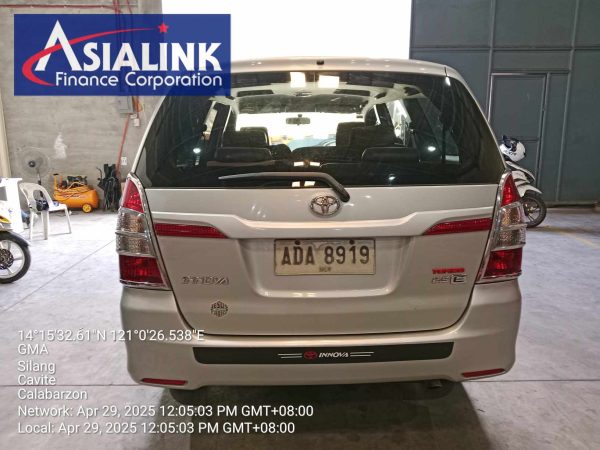 2015 TOYOTA INNOVA 2.5E MT DIESEL THERMALYTE (ASIALINK) - Image 2