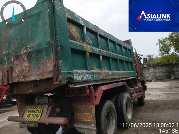 1990 ISUZU CXZ19J DUMP TRUCK 10PD1 TOWED/NOT RUNNING (ASIALINK) - Image 4