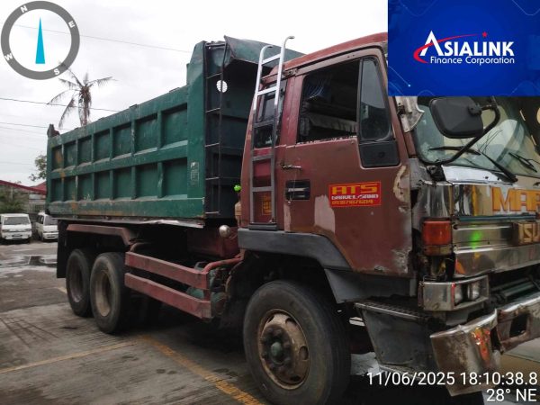 1990 ISUZU CXZ19J DUMP TRUCK 10PD1 TOWED/NOT RUNNING (ASIALINK) - Image 5