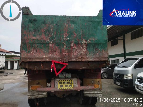 1990 ISUZU CXZ19J DUMP TRUCK 10PD1 TOWED/NOT RUNNING (ASIALINK) - Image 2