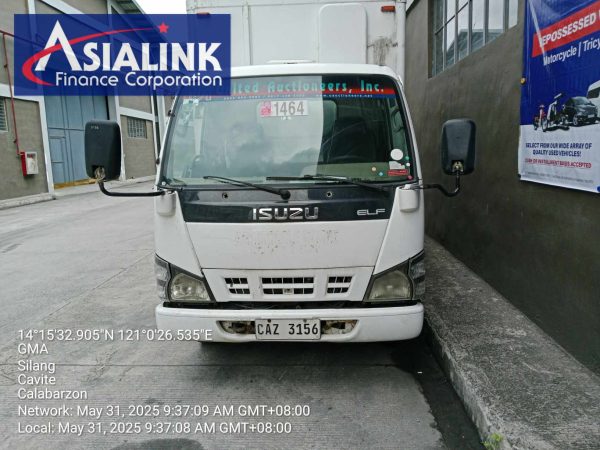 2016 ISUZU REBUILT TRUCK REF VAN TRUCK 6 WHEELS 4HL1 TOWED/NOT RUNNING/NOT STARTING (ASIALINK)
