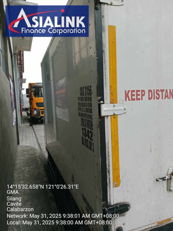 2016 ISUZU REBUILT TRUCK REF VAN TRUCK 6 WHEELS 4HL1 TOWED/NOT RUNNING/NOT STARTING (ASIALINK) - Image 2