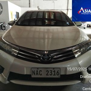 2017 TOYOTA COROLLA ALTIS 1 SEDAN GAS MATIC (ASIALINK)
