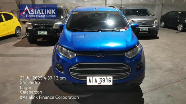 2015 FORD ECOSPORT 5 NOT RUNNING/NO BATTERY (ASIALINK)