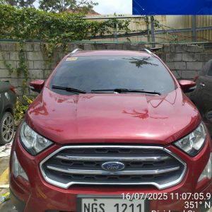 2019 FORD ECOSPORT 1.5L TOWED/DISMANTLE ENGINE (ASIALINK)