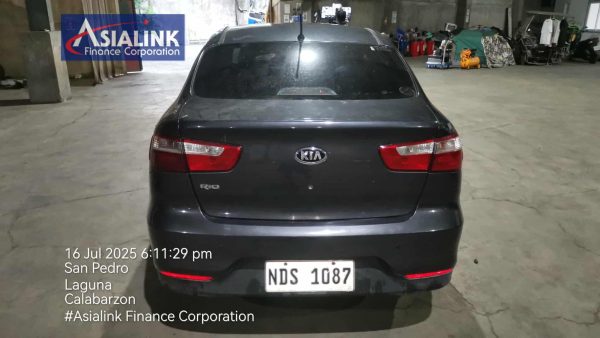 2016 KIA RIO EX MT SEDAN GAS TOWED/NOT STARTING/NOT RUNNING (ASIALINK) - Image 4